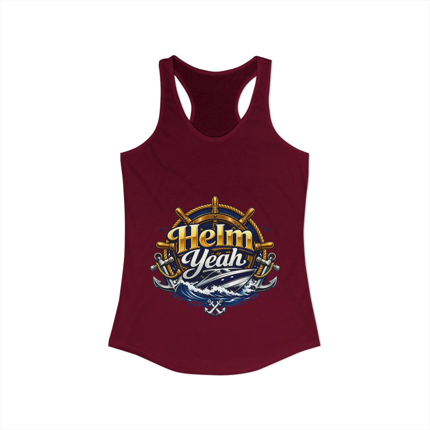 Helm Yeah Women's Racerback Tank
