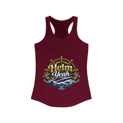 Helm Yeah Women's Racerback Tank