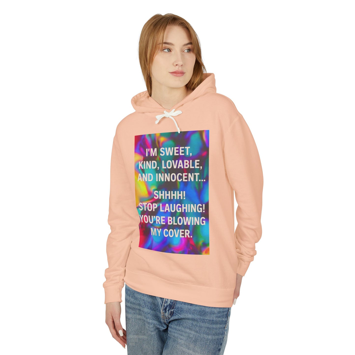 Blowing My Cover Unisex Lightweight Hoodie