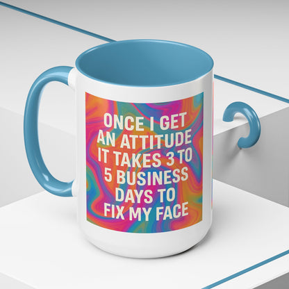 Fix My Face 2-Tone Coffee Mug