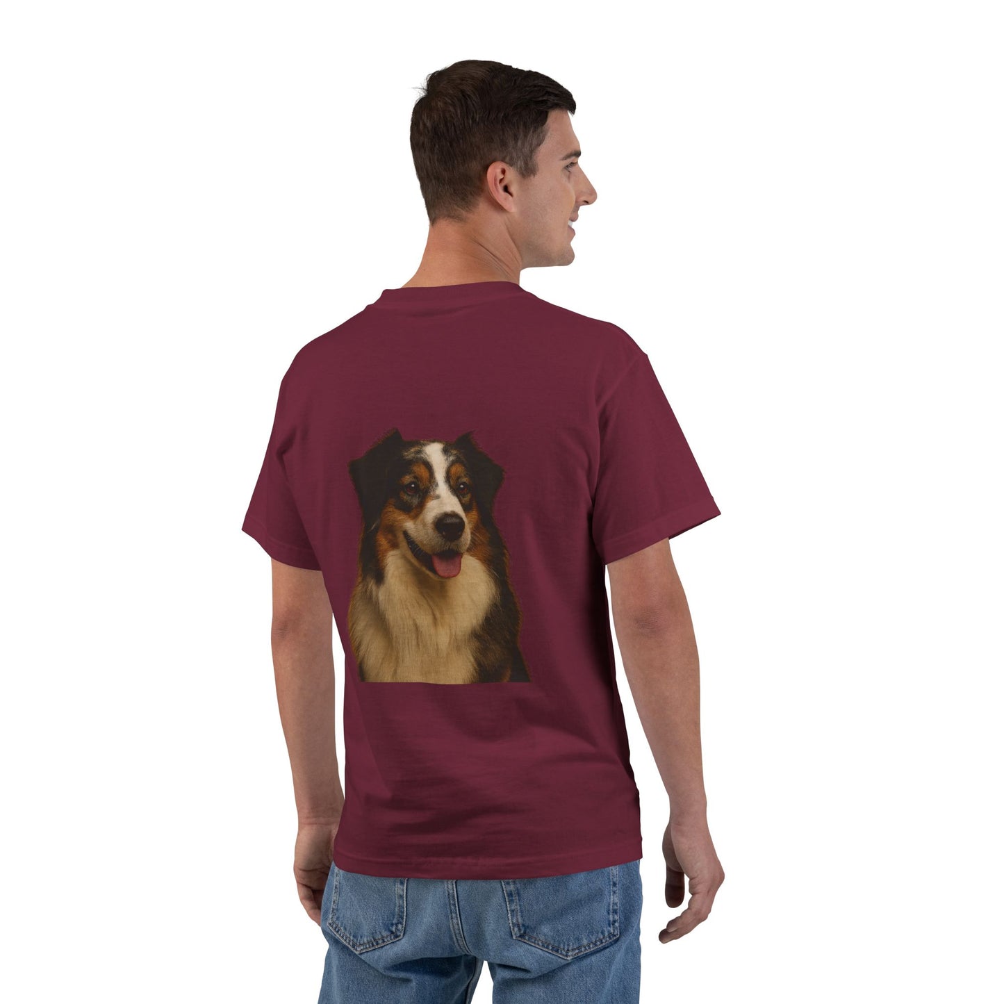 Aussie Head Men's Short-Sleeve Crewneck Tee