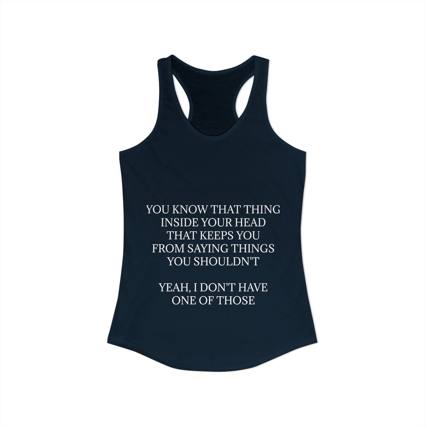 No Filter Women's Racerback Tank