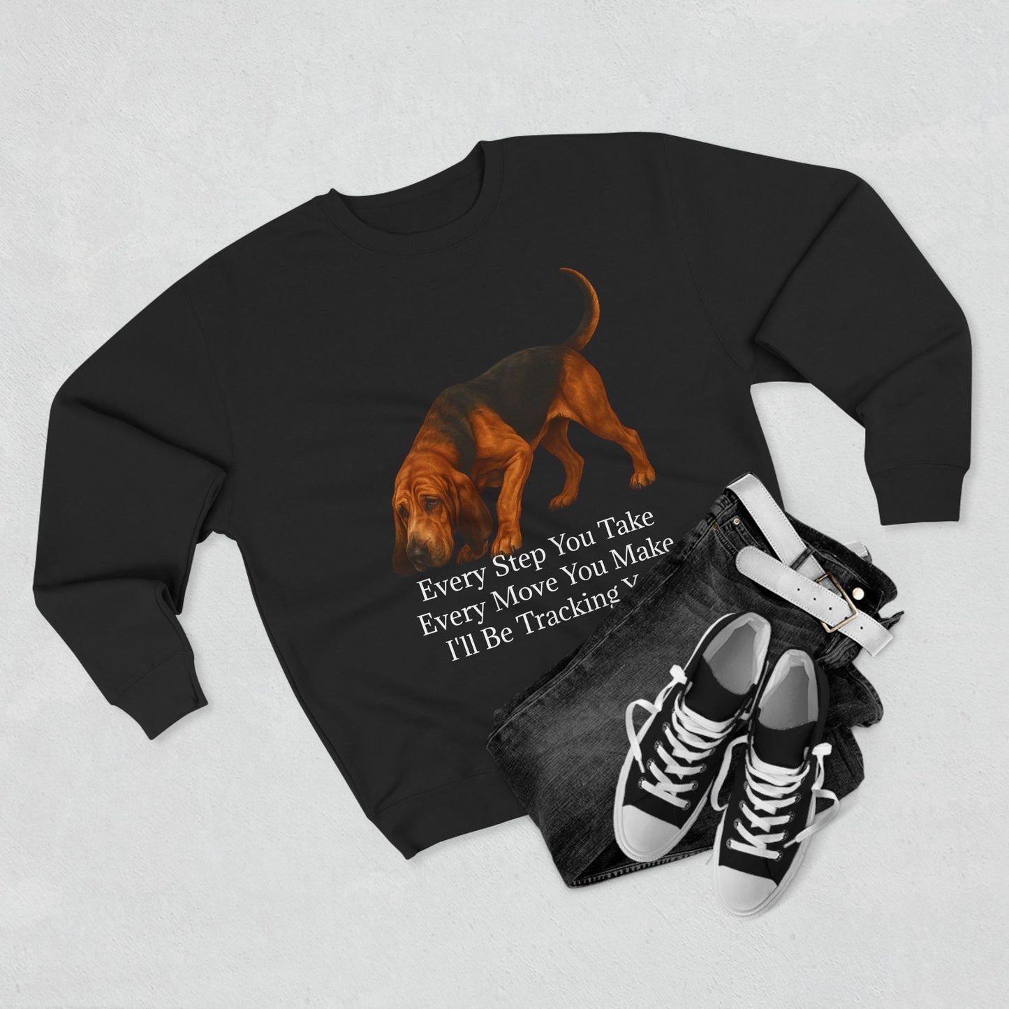 Tracking You Unisex Crewneck Sweatshirt