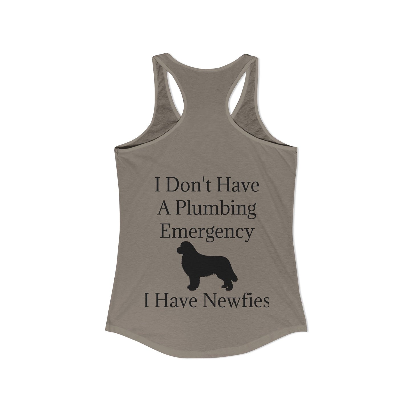 Plumbing Emergency Women's Racerback Tank