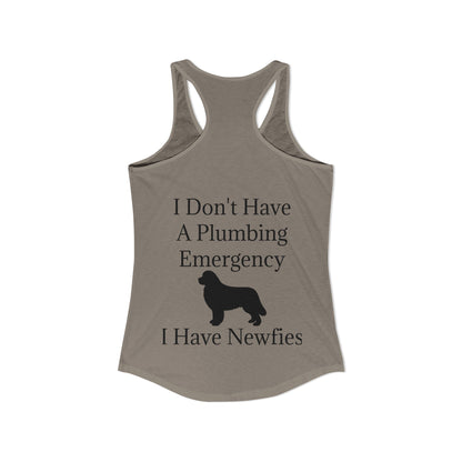 Plumbing Emergency Women's Racerback Tank