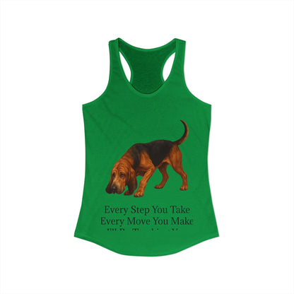 Tracking You Women's Racerback Tank