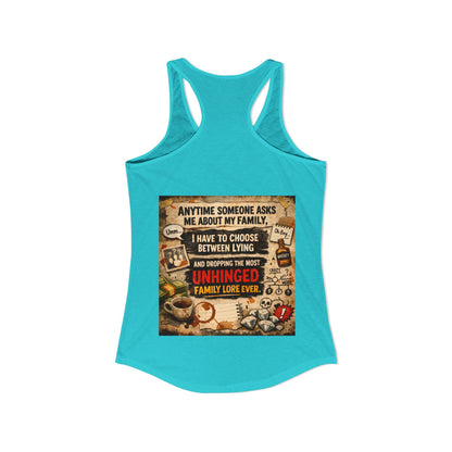 Unhinged Family Women's Racerback Tank