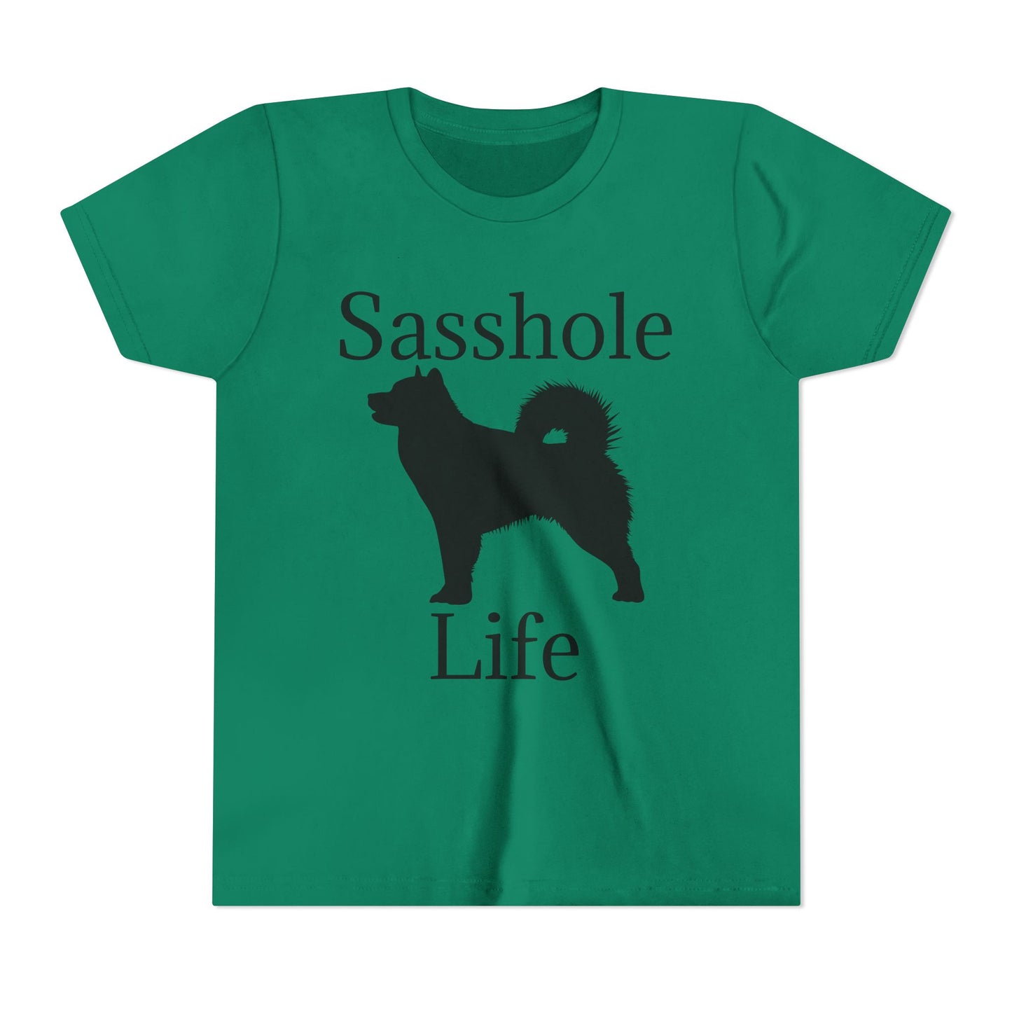Sasshole Life Youth Unisex Short Sleeve Crewneck Tee