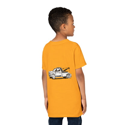 Wheel Lift Tow Truck Youth Unisex Short Sleeve Crewneck Tee