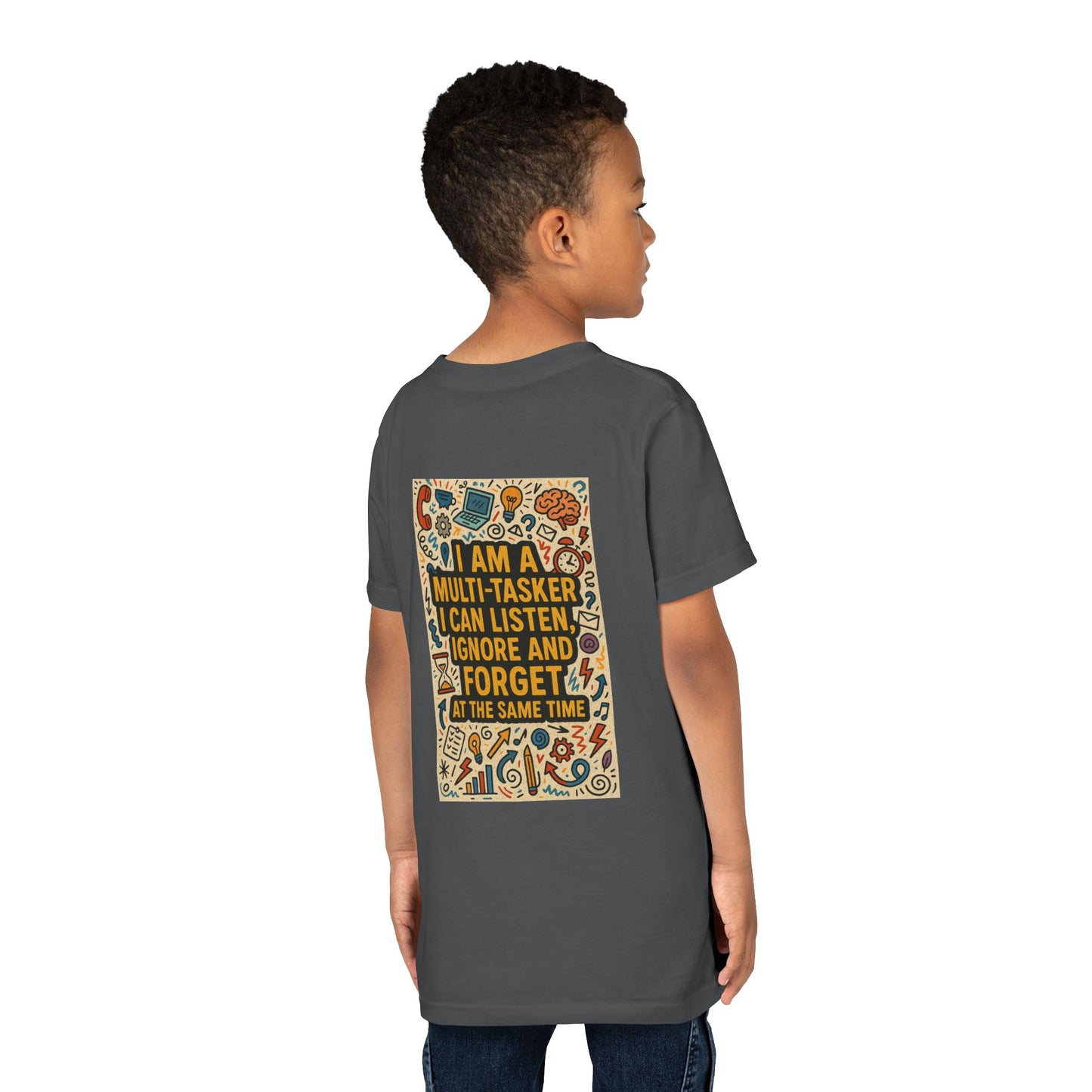 Multi-Tasker Youth Unisex Short Sleeve Crewneck Tee