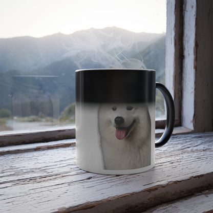 Samoyed Head Color Changing Mug