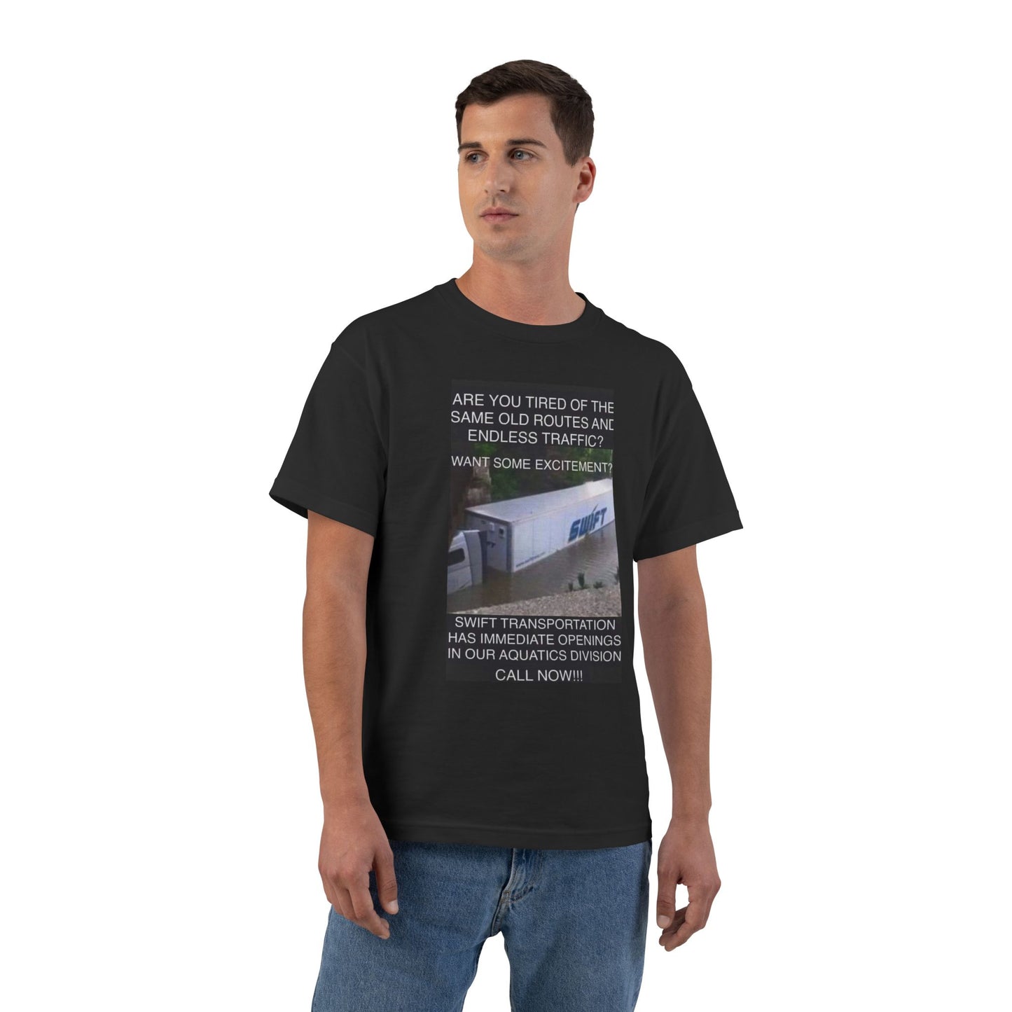 Swift Aquatics Men's Short-Sleeve Crewneck Tee