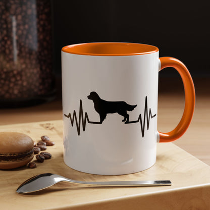My Heart Beats For Goldens 2-Tone Coffee Mug