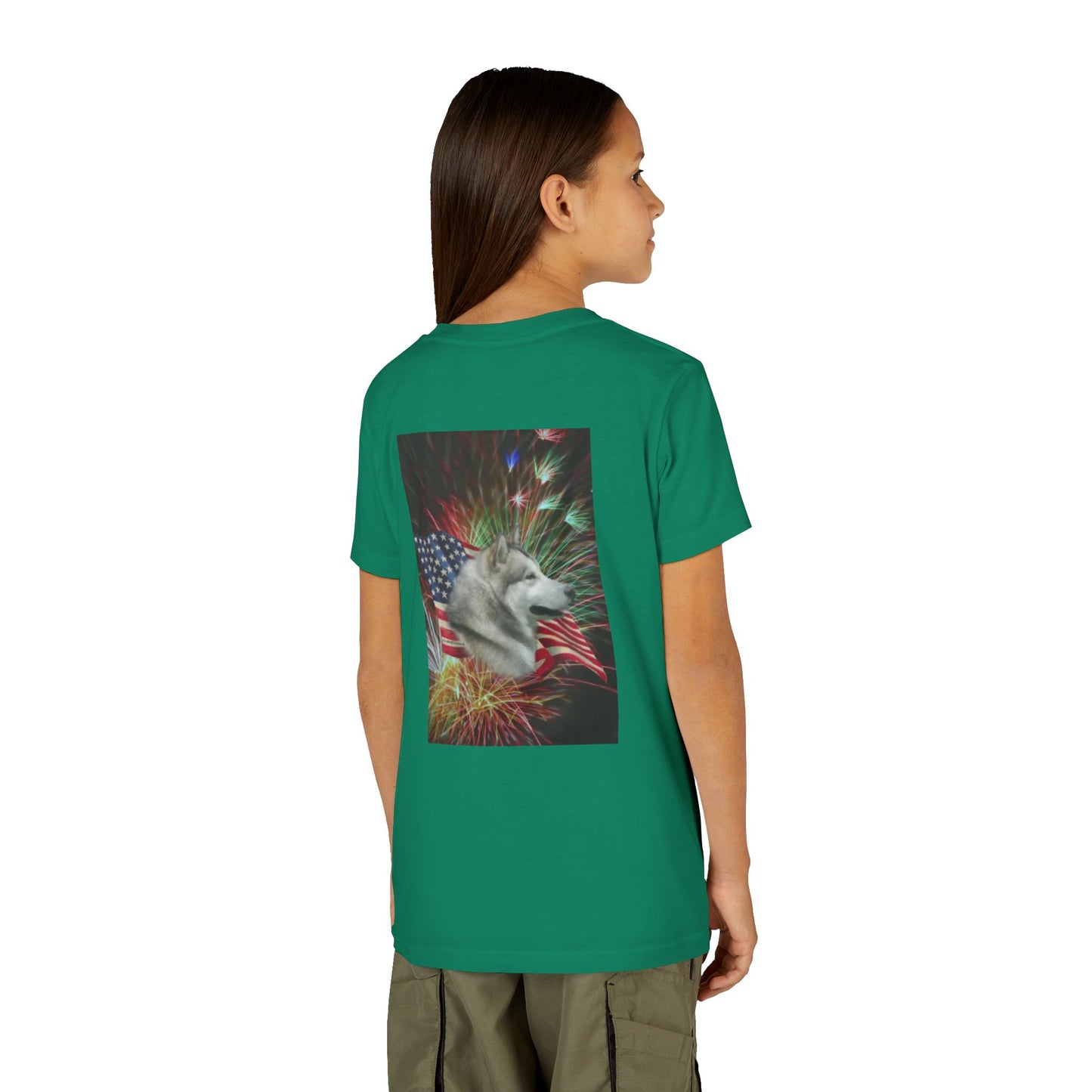 American Malamute Youth Unisex Short Sleeve Crewneck Tee