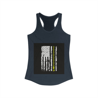 Thin Yellow Line Women's Racerback Tank
