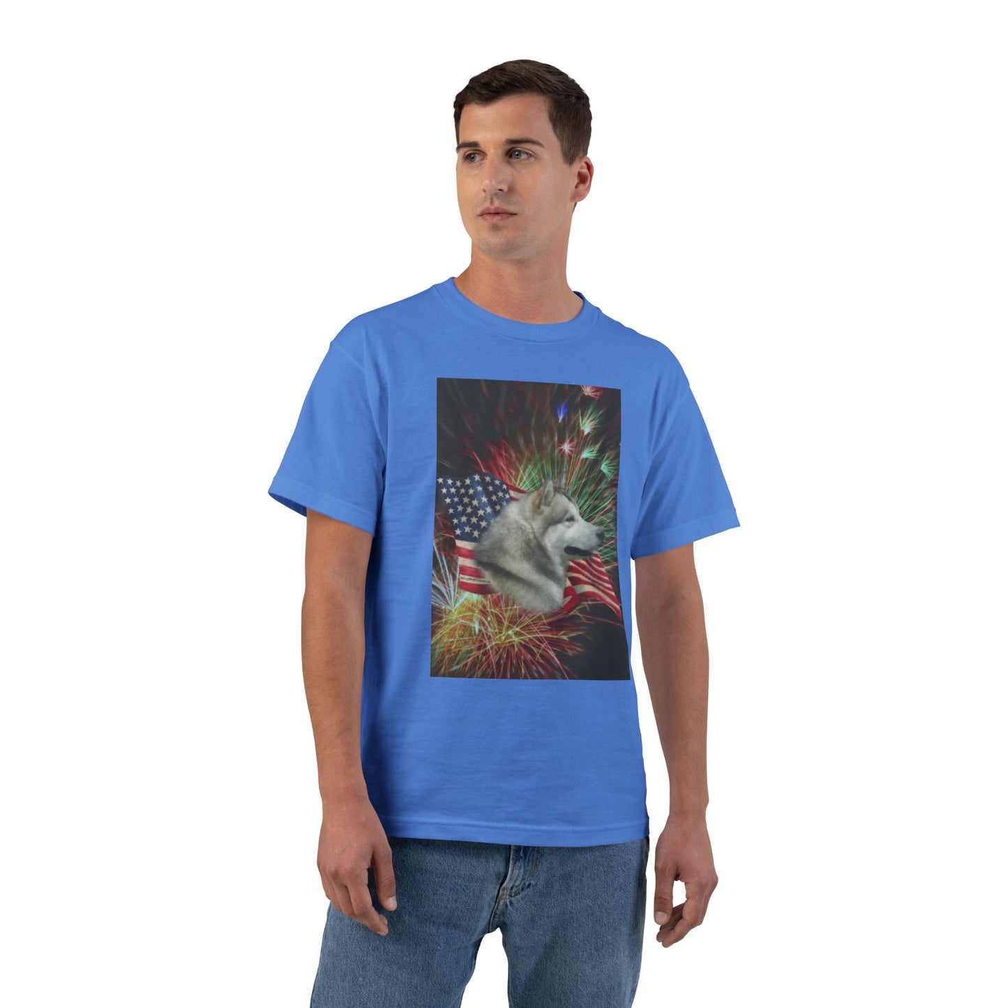 American Malamute Men's Short-Sleeve Crewneck Tee