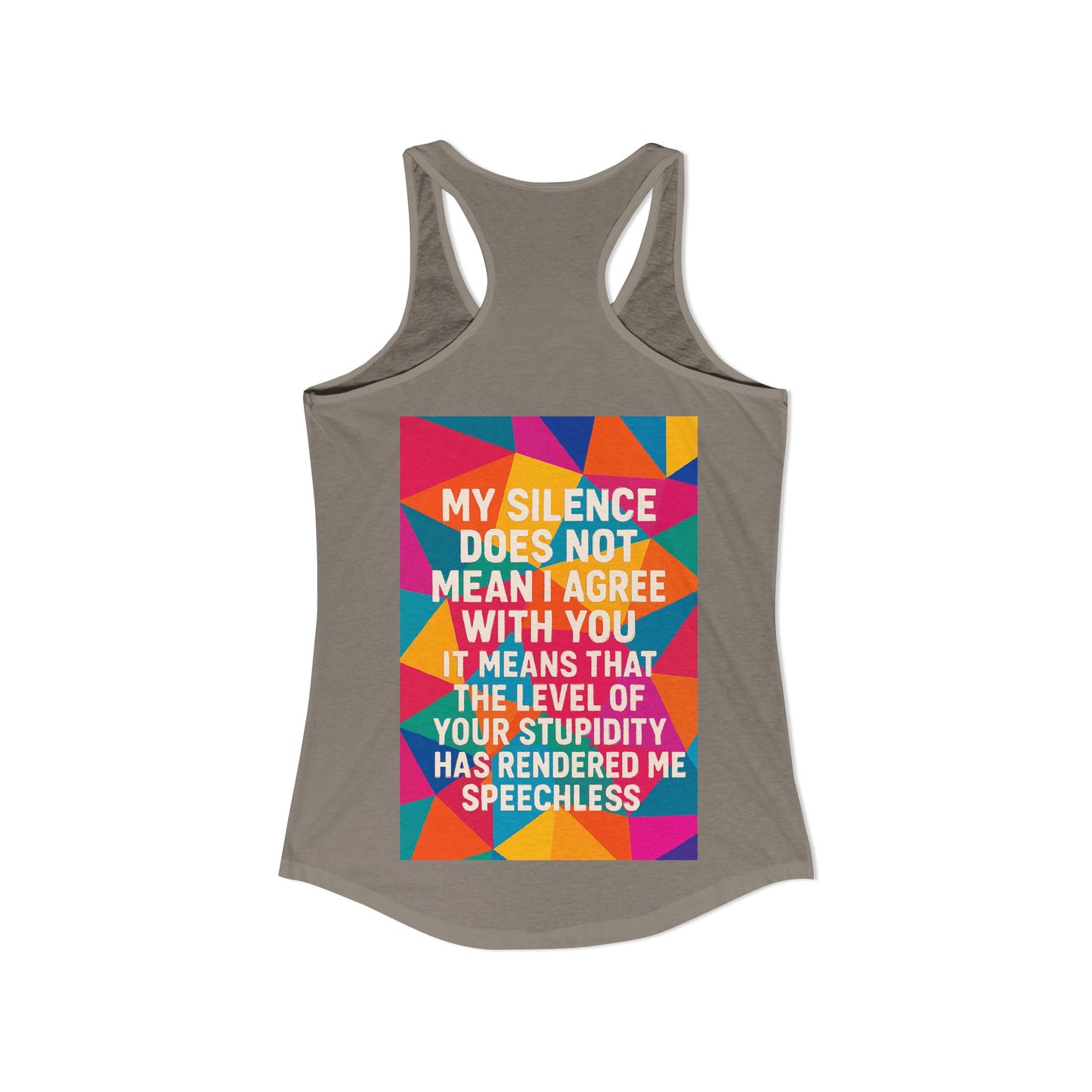 Speechless Women's Racerback Tank