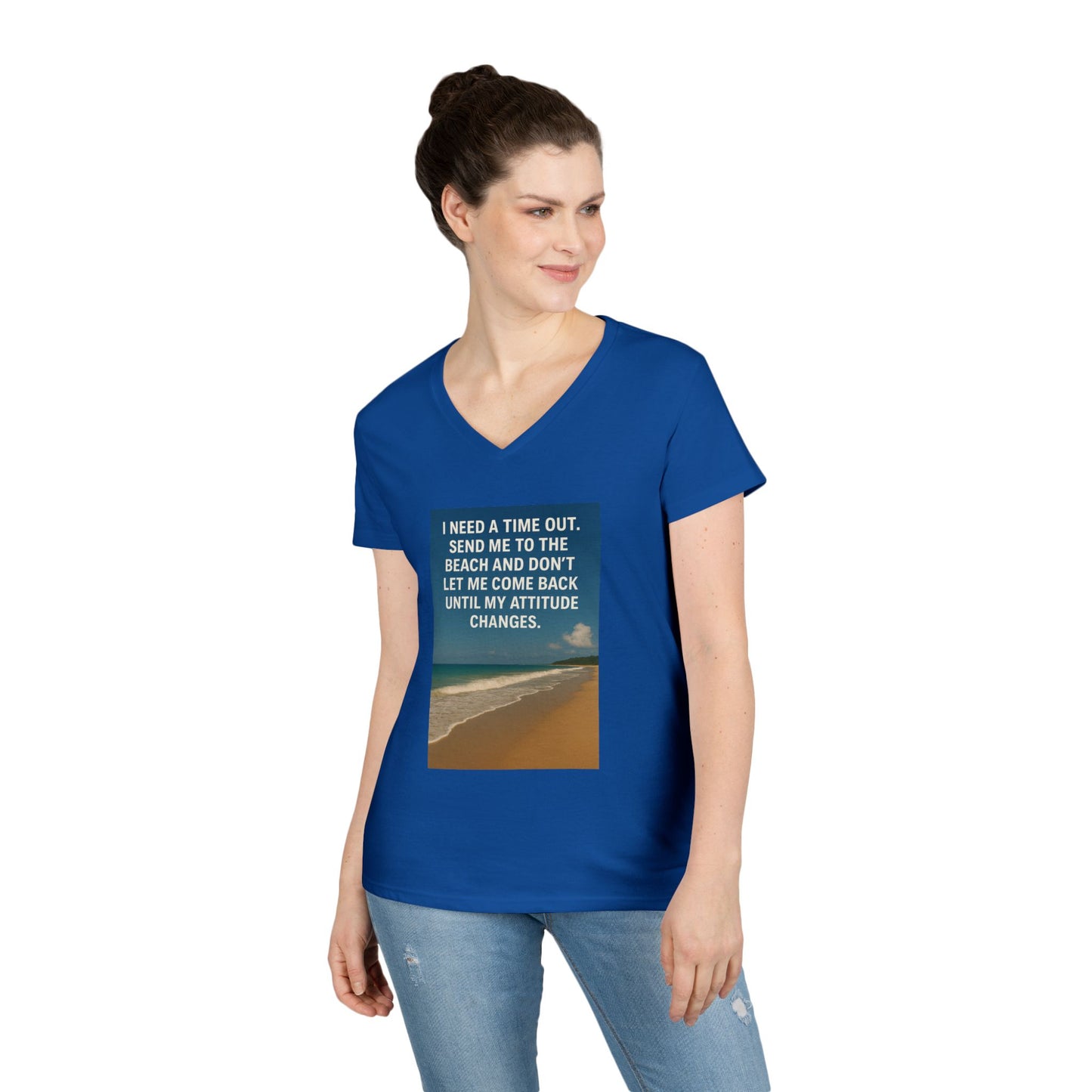 Time Out Women's V-Neck T-Shirt