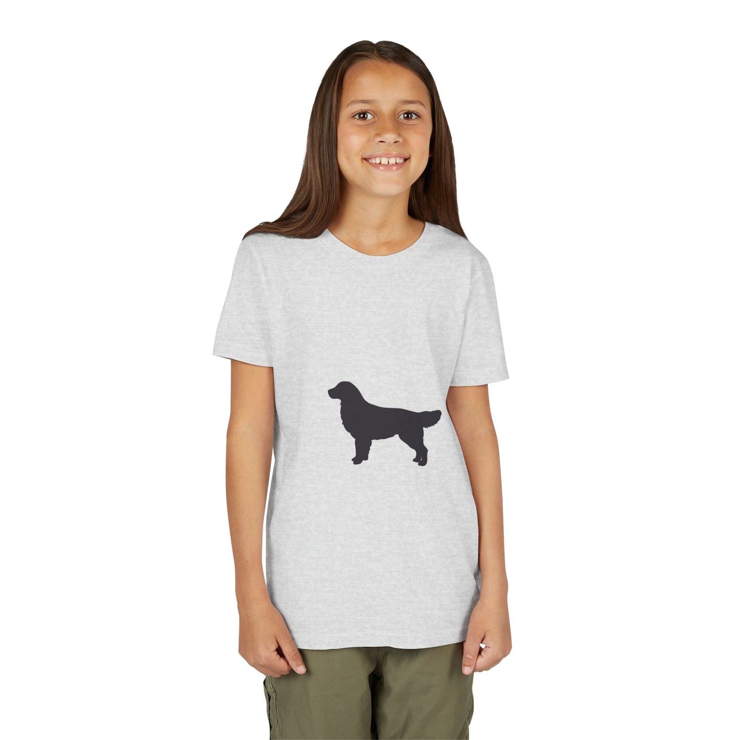 Golden Silhouette Youth Unisex Short Sleeve Crewneck Tee