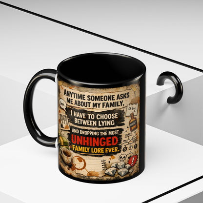 Unhinged Family 2-Tone Coffee Mug
