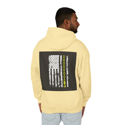 Thin Yellow Line Unisex Lightweight Hoodie