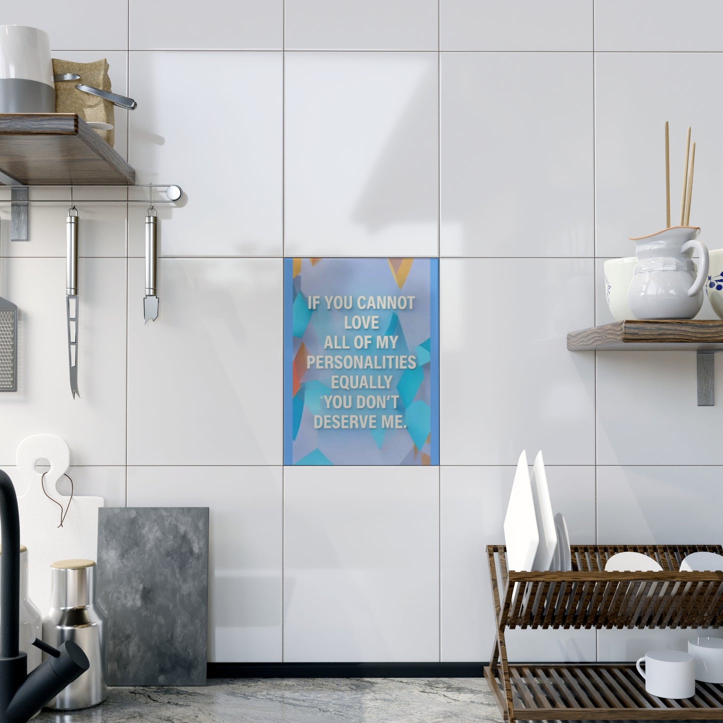 All Of My Personalities Ceramic Photo Tile
