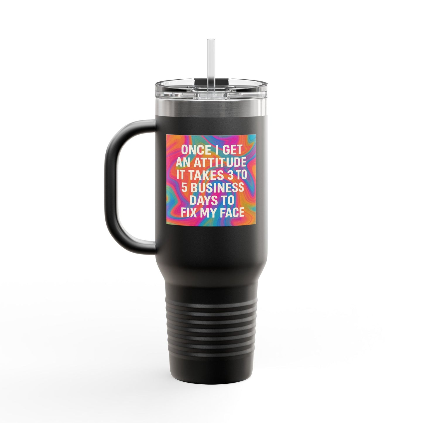 Fix My Face Insulated Travel Mug