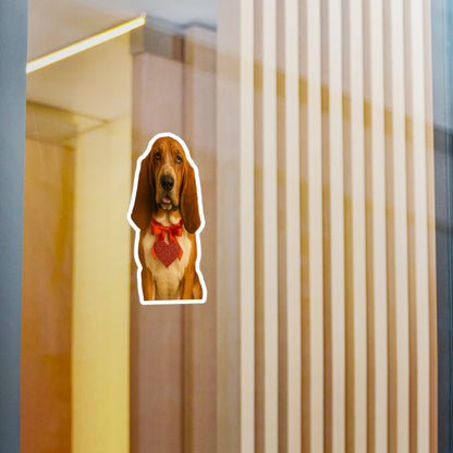 Cupid's Companion Basset Vinyl Decal