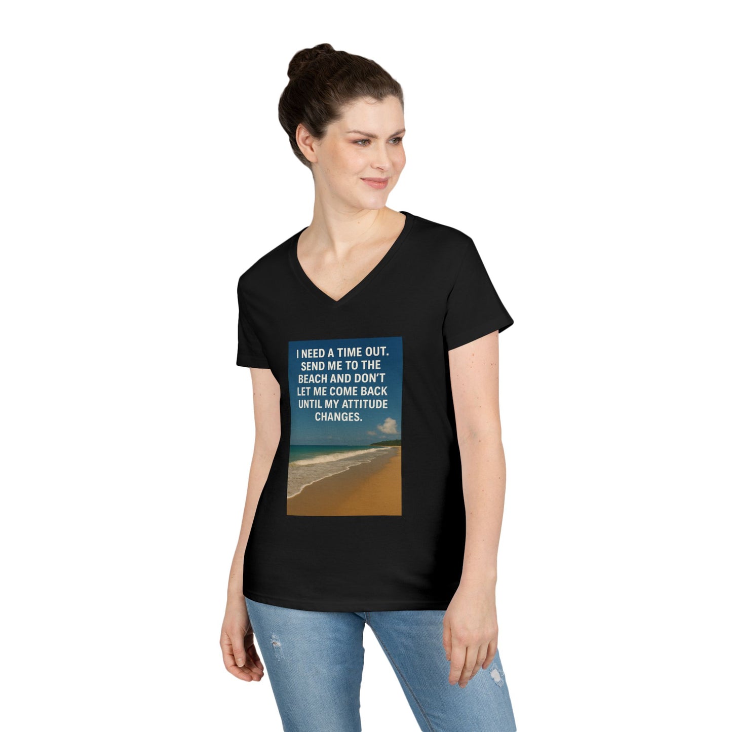 Time Out Women's V-Neck T-Shirt