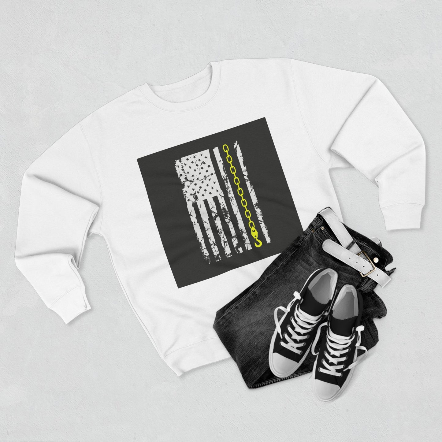 Thin Yellow Line Unisex Crewneck Sweatshirt