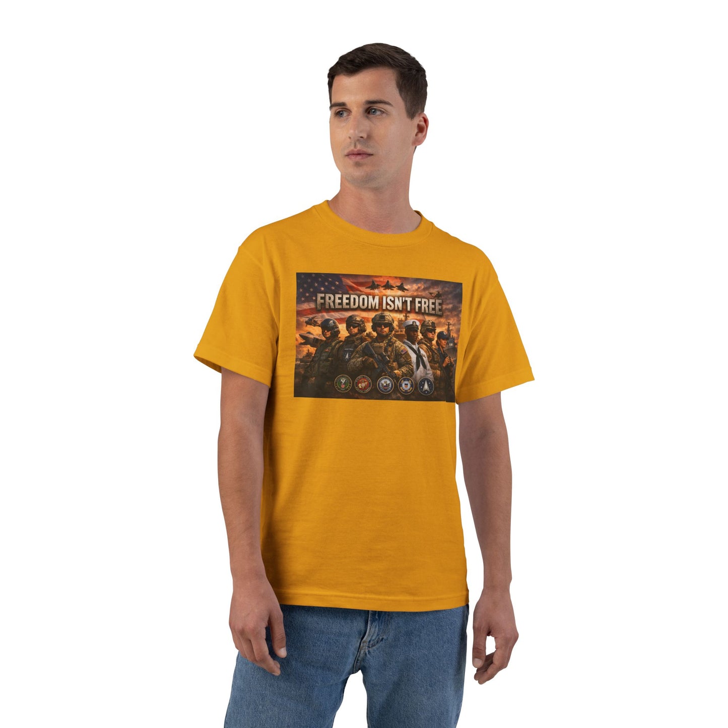 Freedom Isn't Free Men's Short-Sleeve Crewneck Tee
