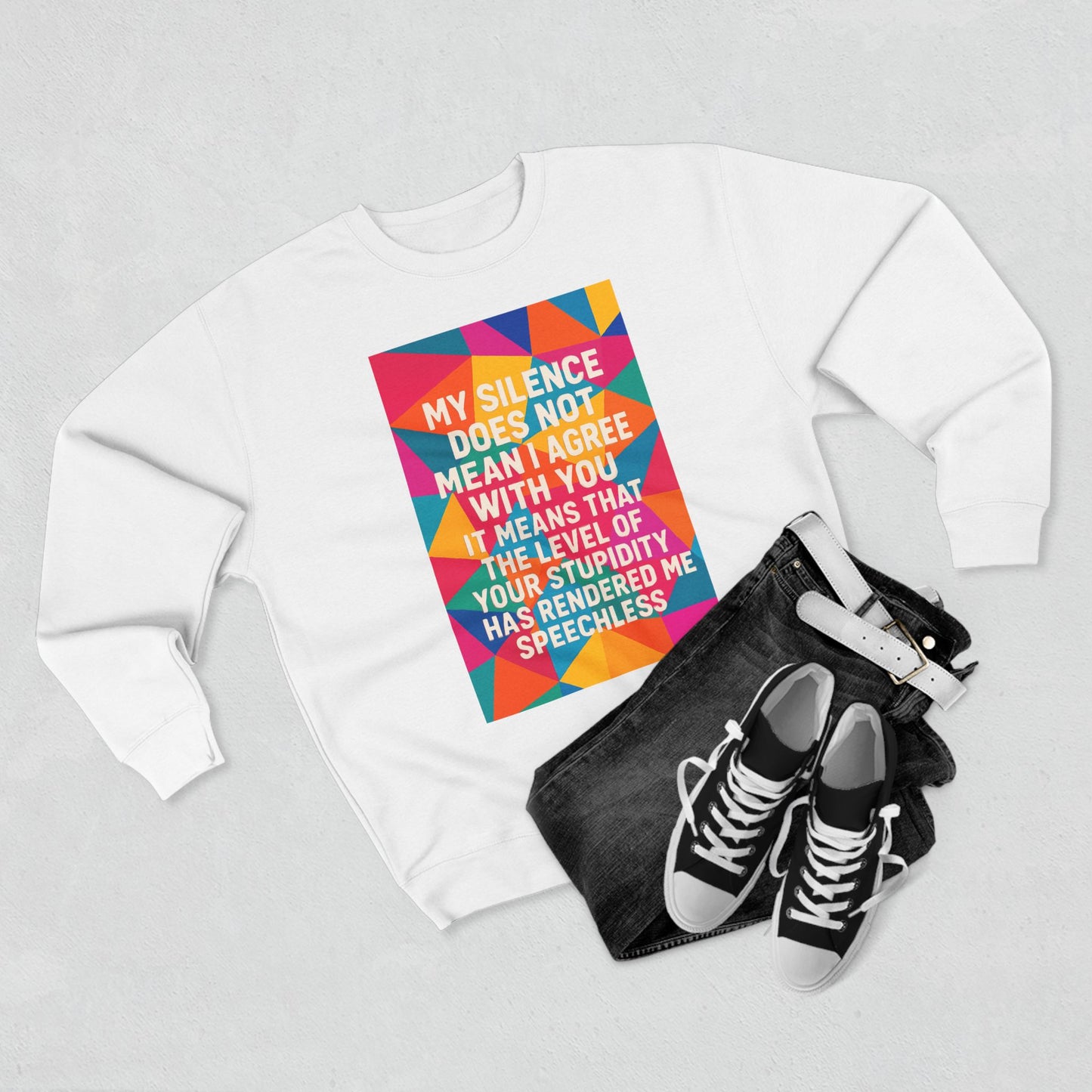 Speechless Unisex Crewneck Sweatshirt