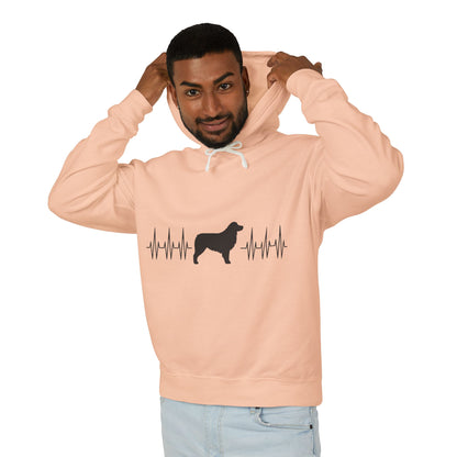 My Heart Beats For Aussies Unisex Lightweight Hoodie