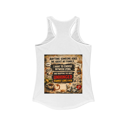 Unhinged Family Women's Racerback Tank