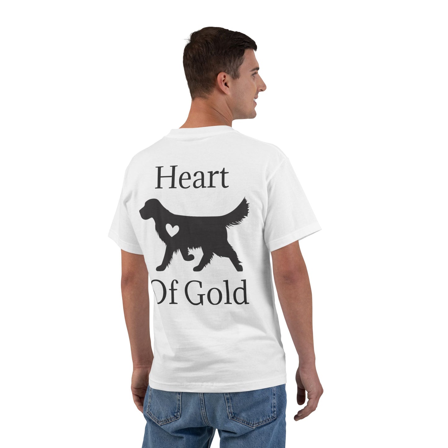 Heart Of Gold Men's Short-Sleeve Crewneck Tee