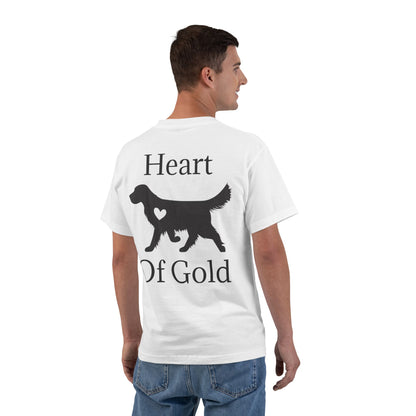 Heart Of Gold Men's Short-Sleeve Crewneck Tee