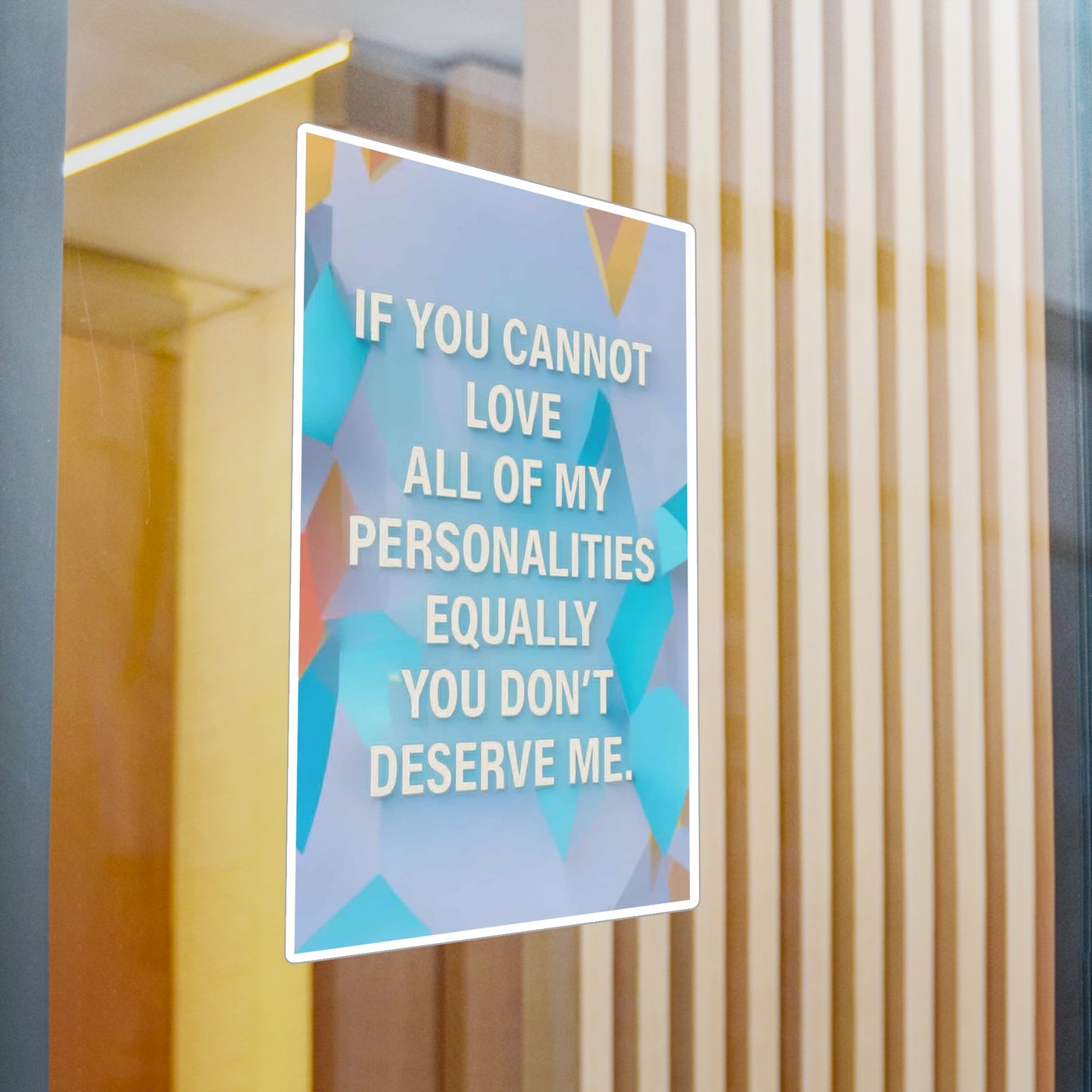 All Of My Personalities Vinyl Decal