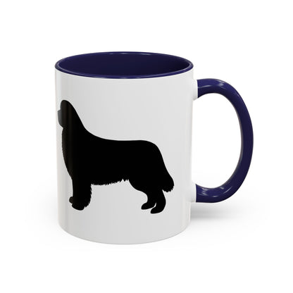 Newfie Silhouette 2-Tone Coffee Mug