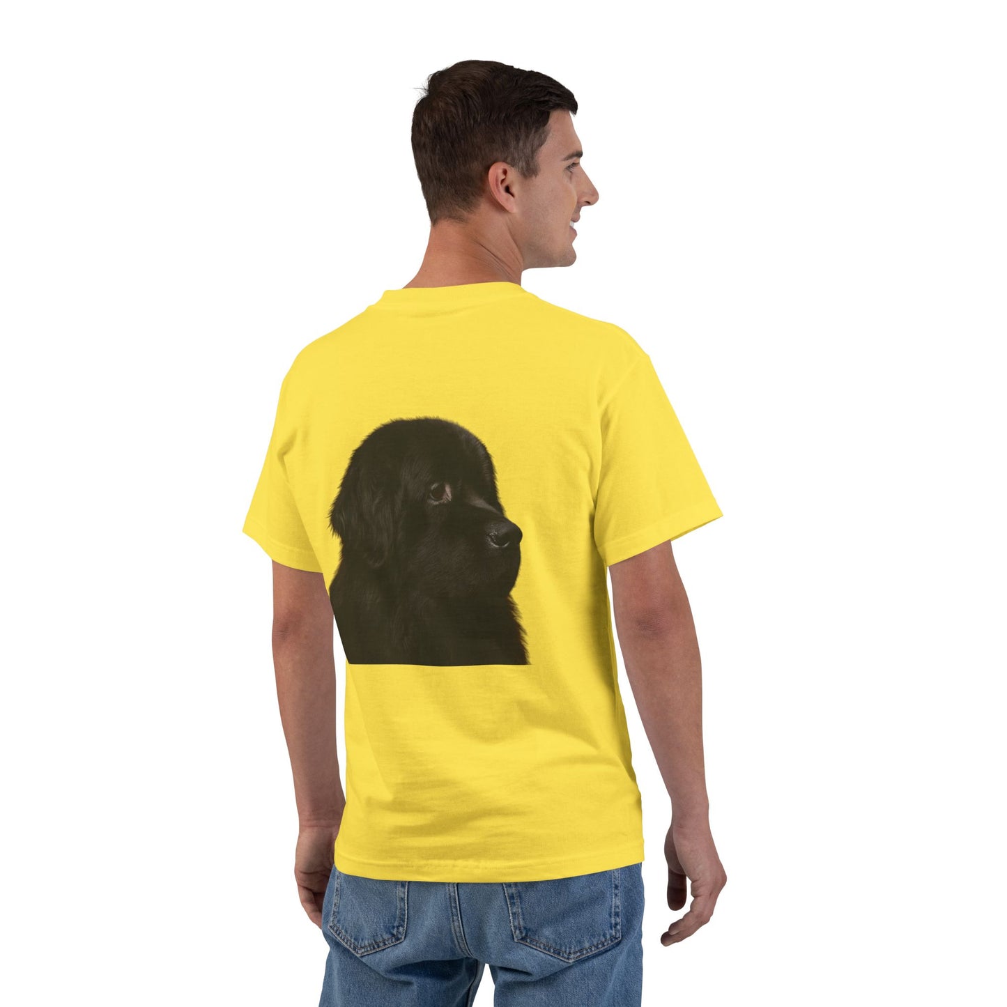 Newfie Head Men's Short-Sleeve Crewneck Tee