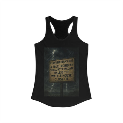 Florinthians 6:12 Women's Racerback Tank