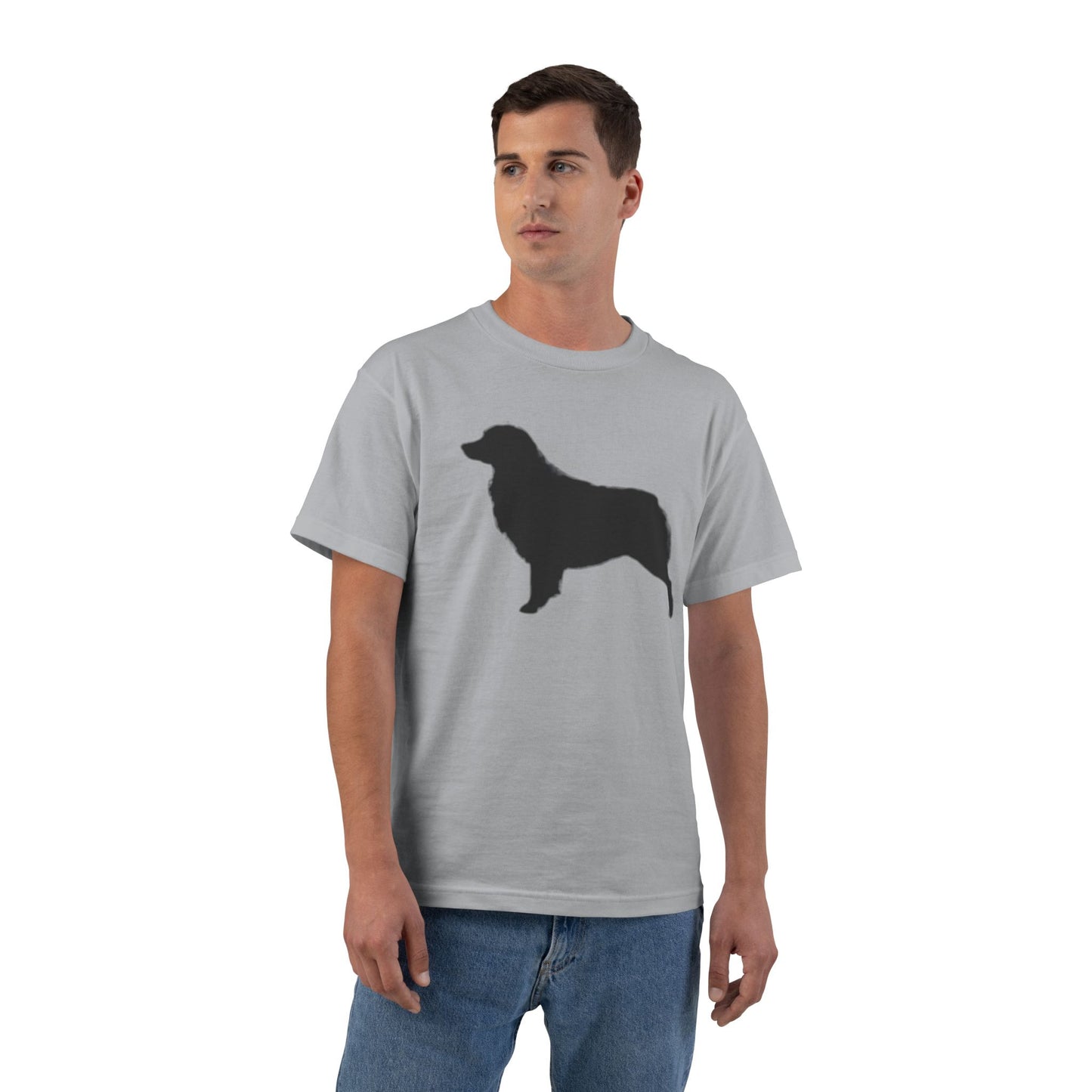 Aussie Silhouette Men's Short-Sleeve Crewneck Tee