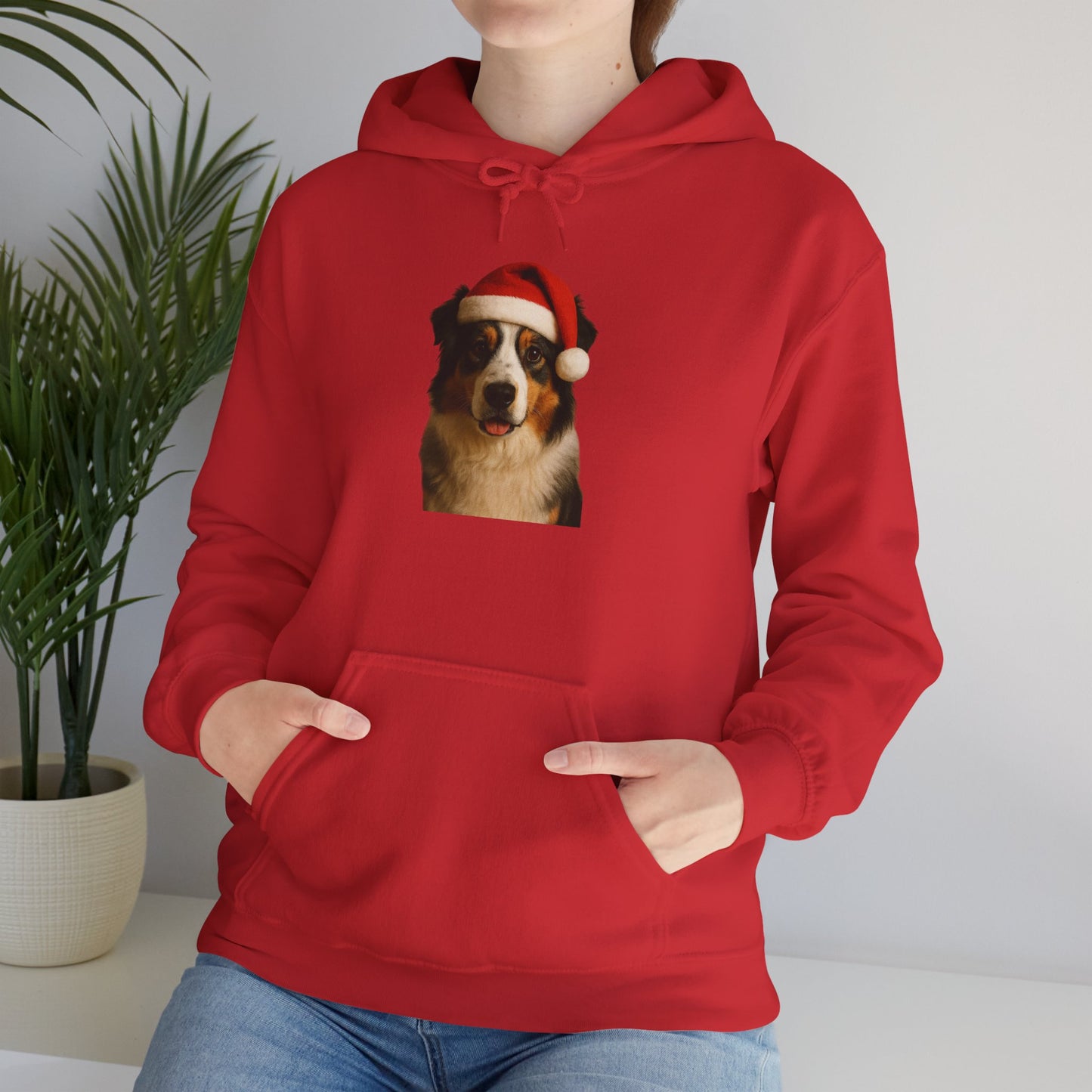 Santa Paws Aussie Unisex Hoodie