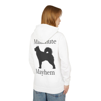 Malamute Mayhem Unisex Lightweight Hoodie