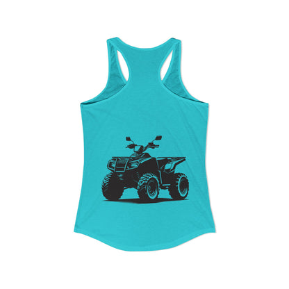 Off The Beaten Path Quad Women's Racerback Tank