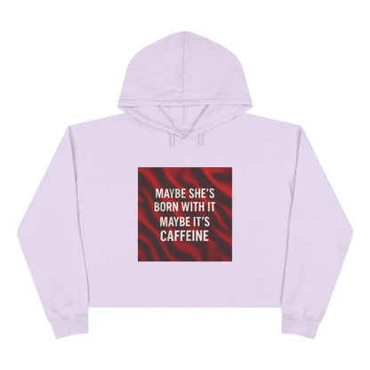 Born With It Women's Crop Hoodie