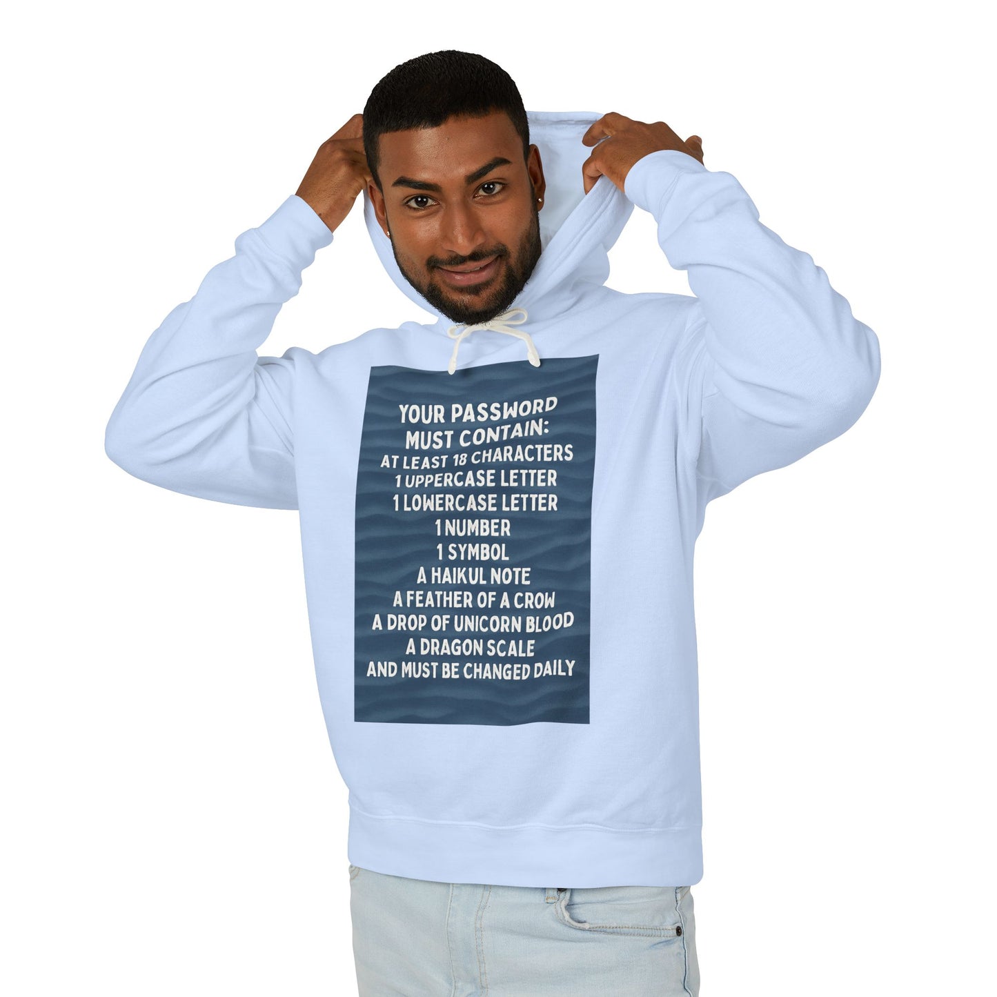 Password Unisex Lightweight Hoodie