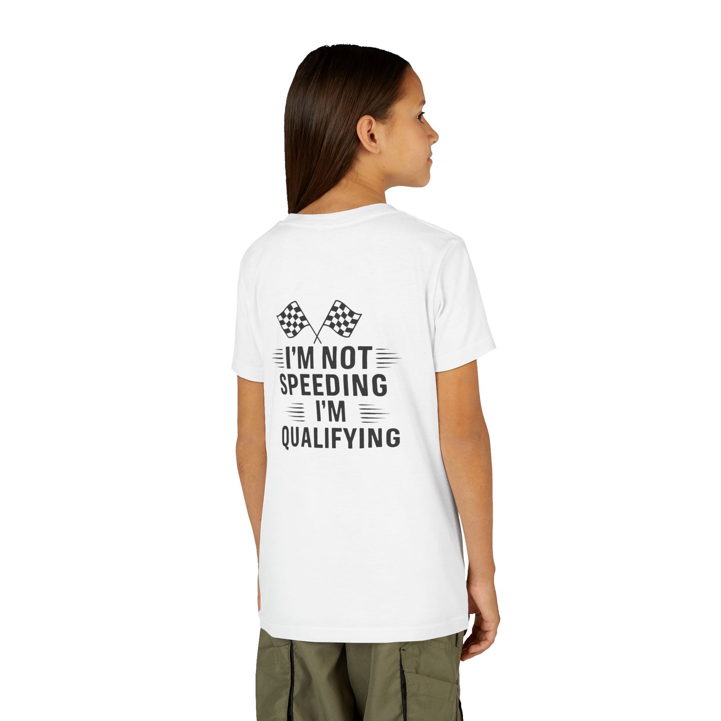 I'm Qualifying Youth Unisex Short Sleeve Crewneck Tee