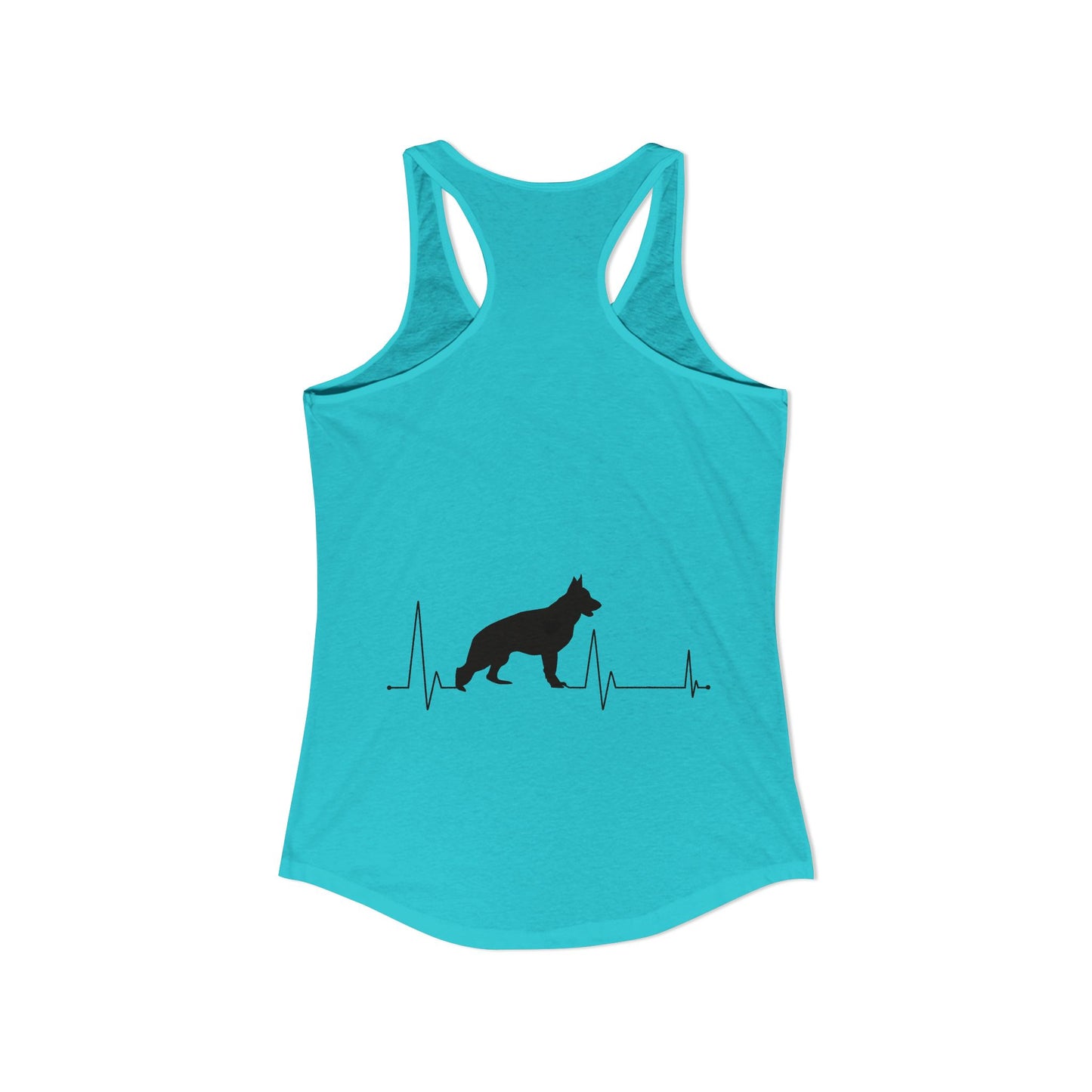My Heart Beats For German Shepherds Women's Racerback Tank