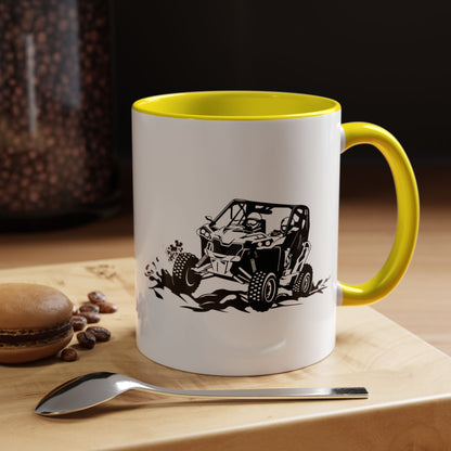 Slingin' Mud Side By Side 2-Tone Coffee Mug