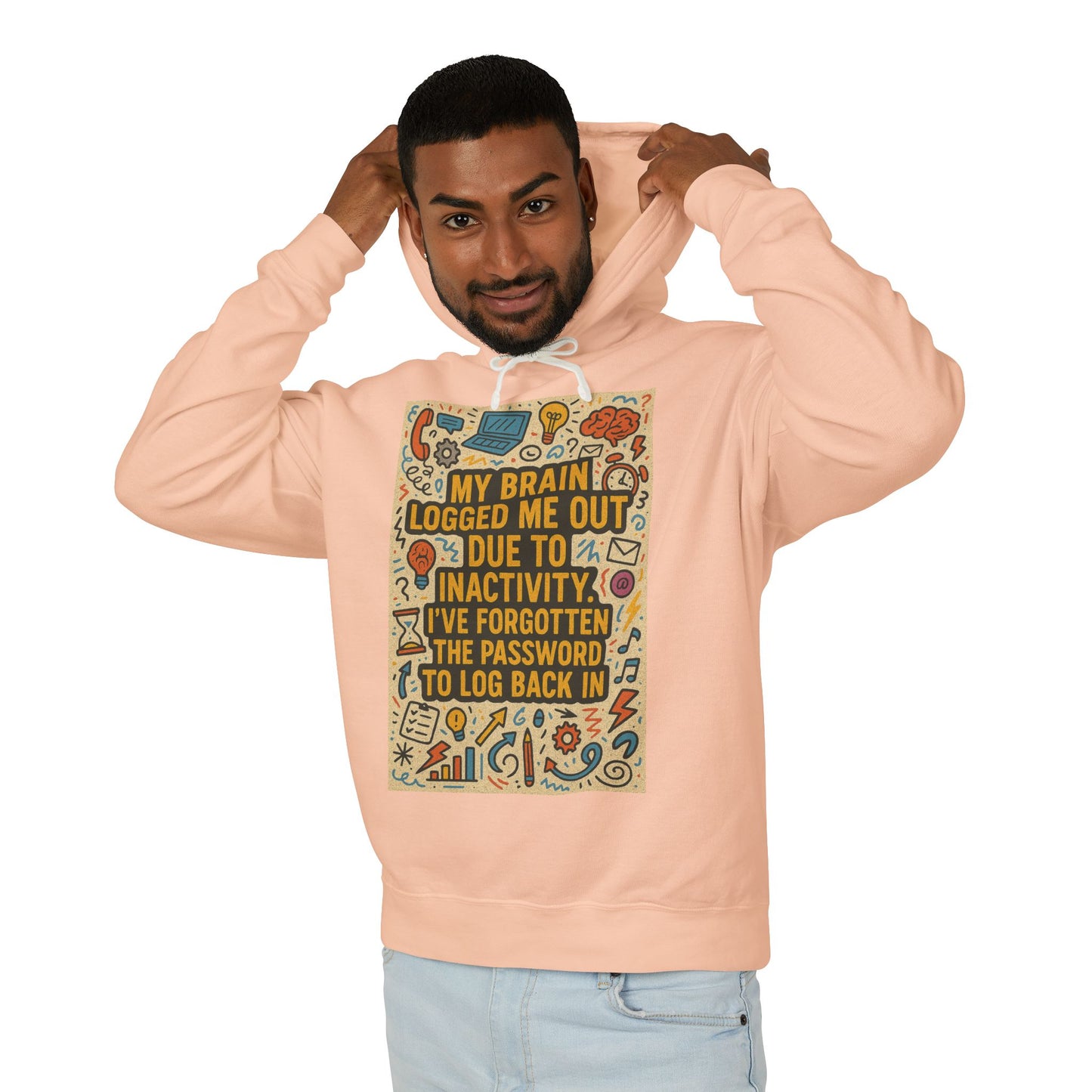 Logged Out Unisex Lightweight Hoodie